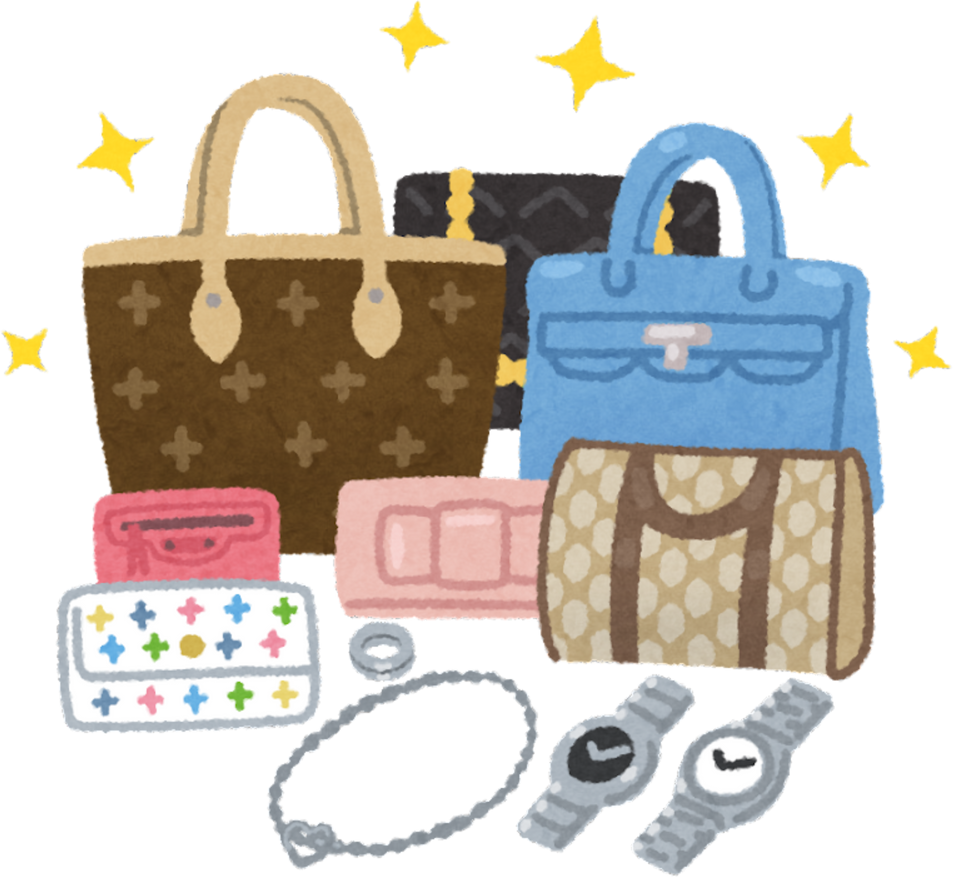 Illustration of Luxury Brand Accessories